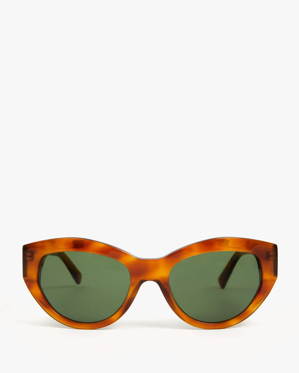 clare vivier Sophia Sunglasses Havana Tortoise