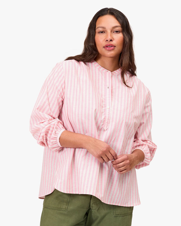 Clare Vivier St. Martin Top Peony/Tan Stripe / XS
