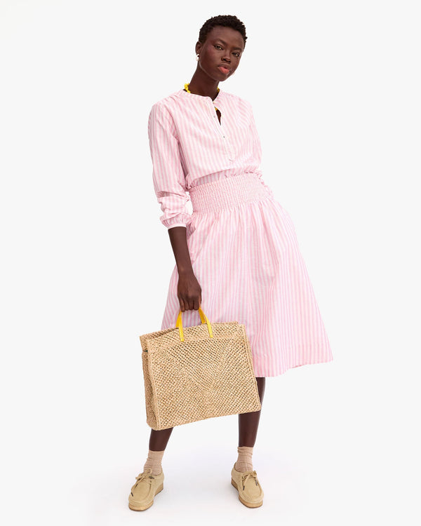 Clare Vivier Summer Simple Tote Dune Raffia