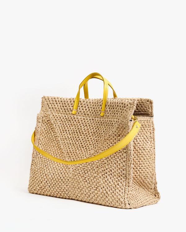 Clare Vivier Summer Simple Tote Dune Raffia