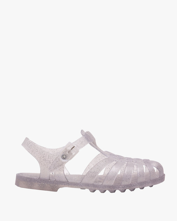 clare vivier Sun Jelly Sandals Argent Paillete / 36