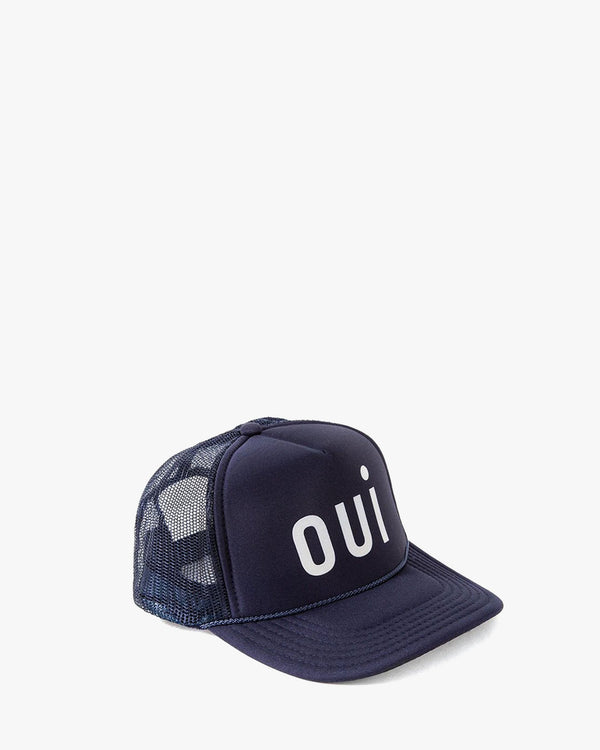 Clare Vivier Trucker Hat Navy