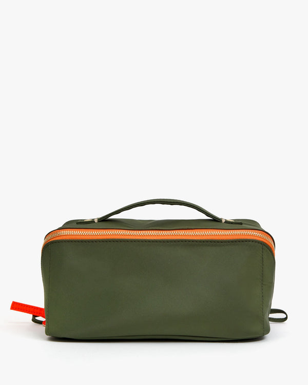 clare vivier Vacances Army Recycled Nylon