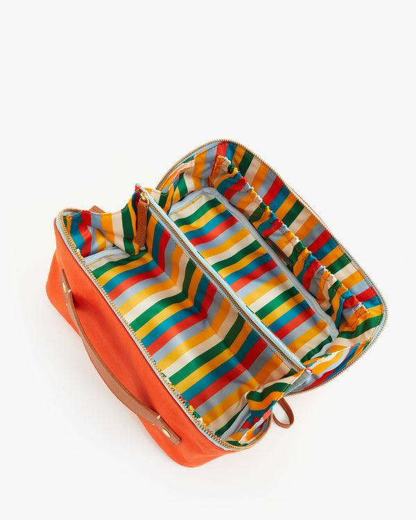 Clare Vivier Vacances Tangerine Canvas