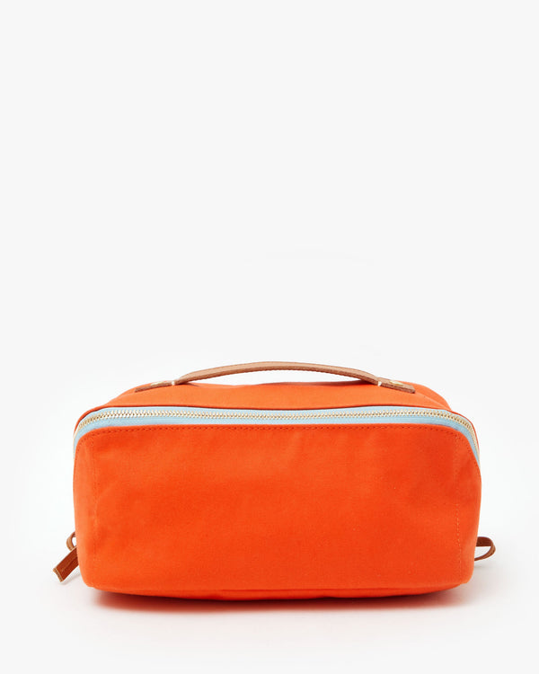 clare vivier Vacances Tangerine Canvas