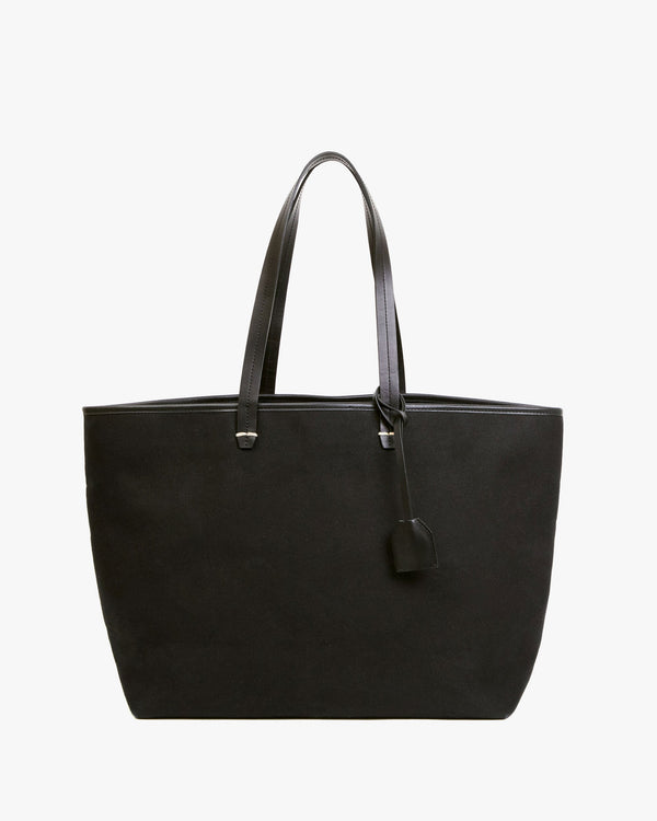 clare vivier Volie Black Canvas