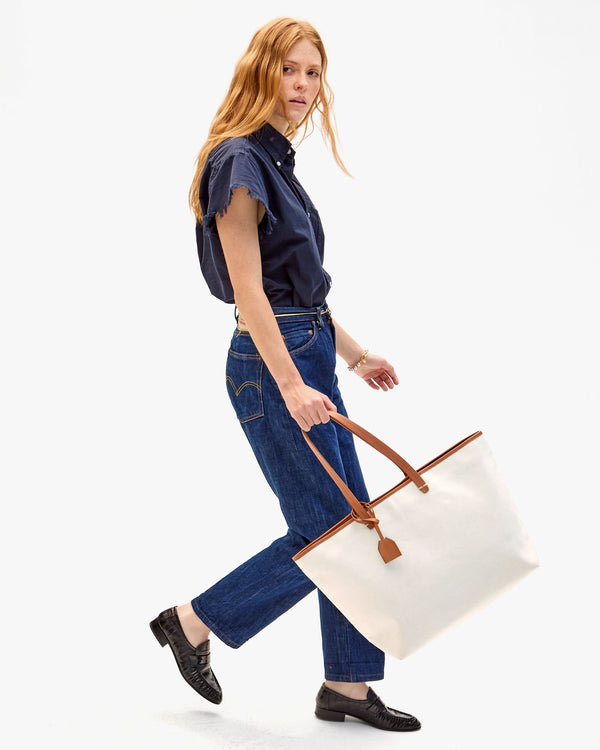 Clare Vivier Volie Natural Canvas