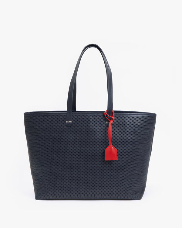 clare vivier Volie Navy Perf