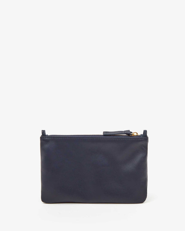 Clare Vivier Wallet Clutch W/ Tabs Navy