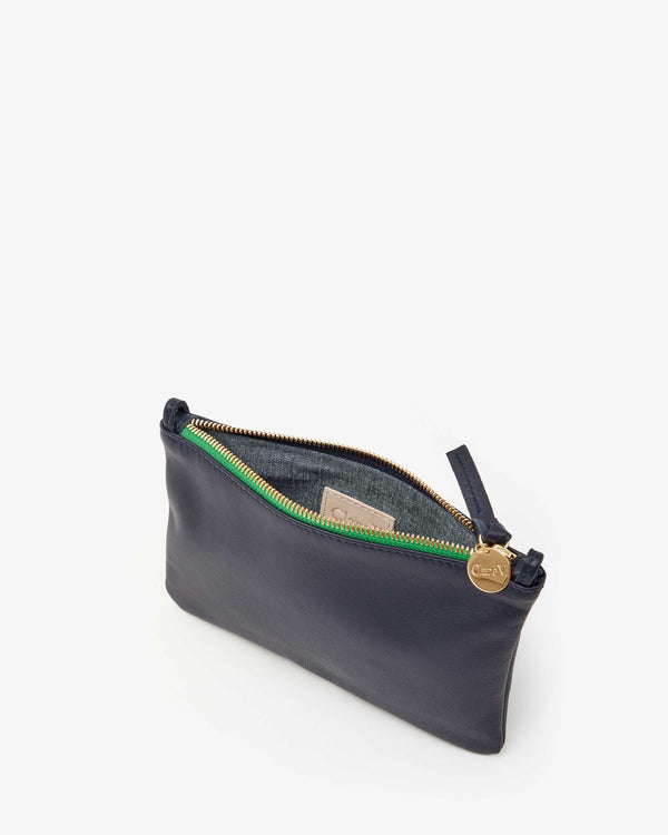 Clare Vivier Wallet Clutch W/ Tabs Navy
