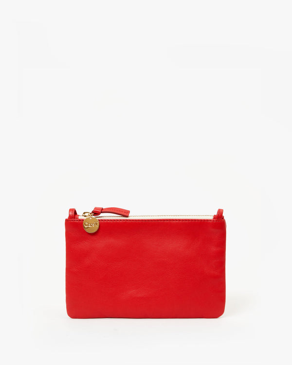clare vivier Wallet Clutch w/ Tabs Rosa