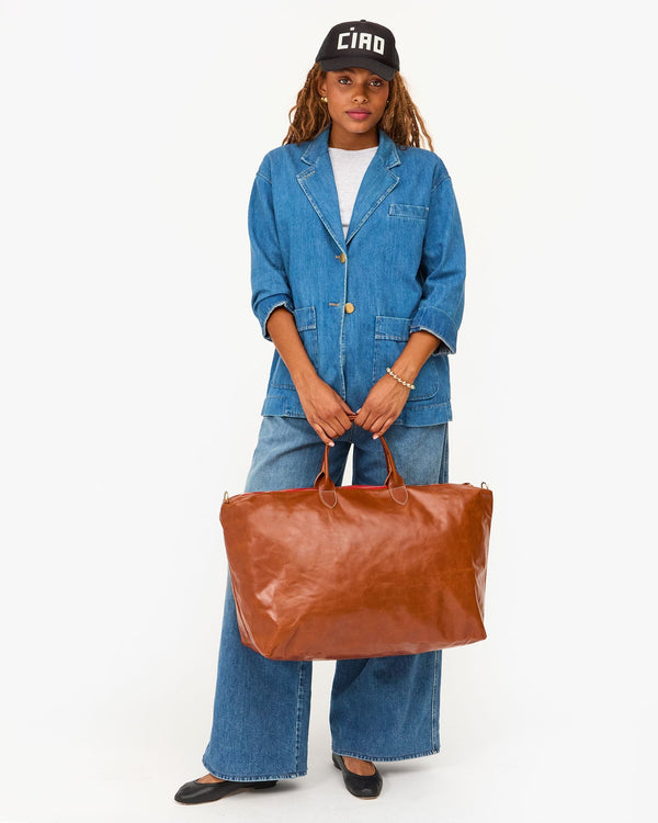 Clare Vivier Weekender Camel