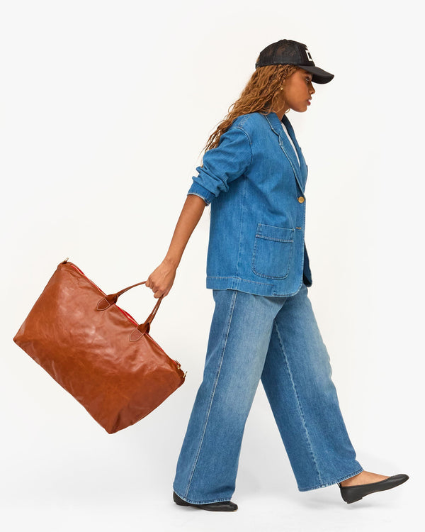 Clare Vivier Weekender Camel