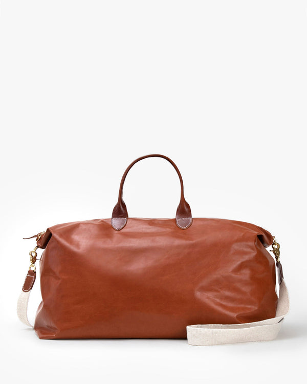 clare vivier Weekender Camel