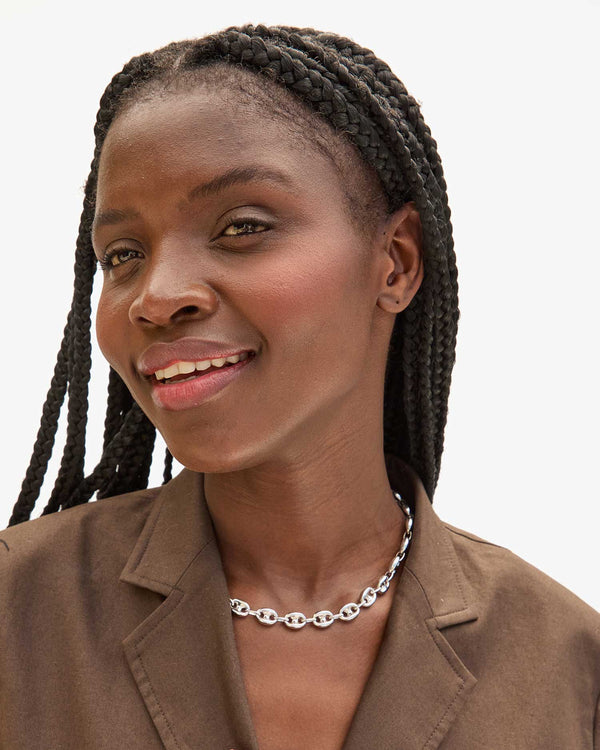 Clare Vivier Mariner Chain Necklace Sterling Silver