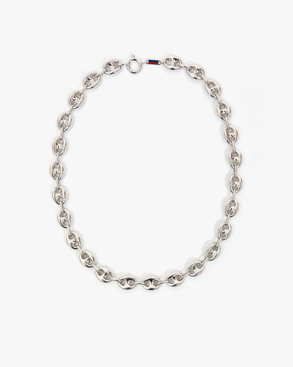 clare vivier Mariner Chain Necklace Sterling Silver