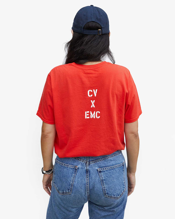 Clare Vivier Original Tee Poppy Ribbon Liberté Égalité Maternité / XS