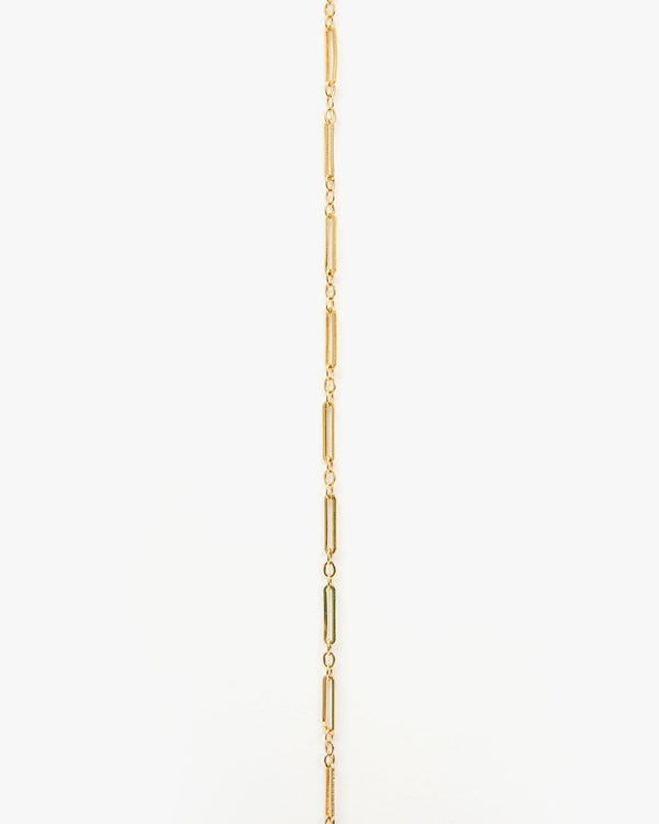 Clare Vivier Paperclip Charm Chain 14k Gold Vermeil