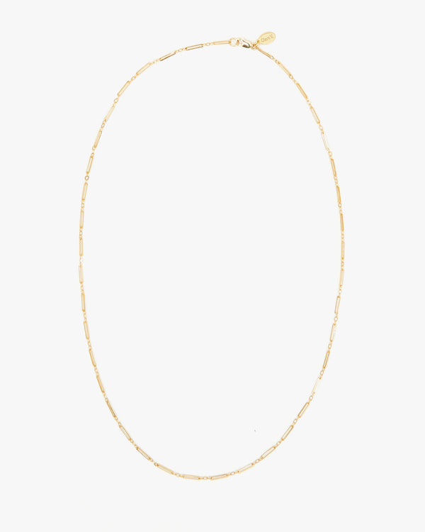 clare vivier Paperclip Charm Chain 14k Gold Vermeil