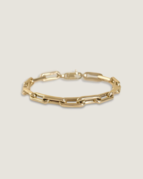 clare vivier Rome Bold Link Chain Bracelet 14k Gold