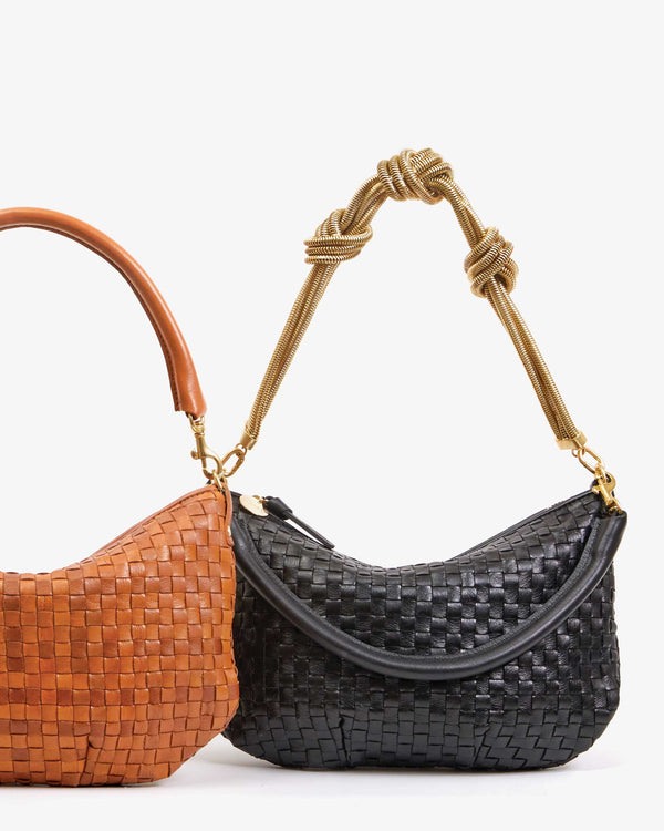 Clare Vivier Shortie Strap Vintage Gold Knotted Chain