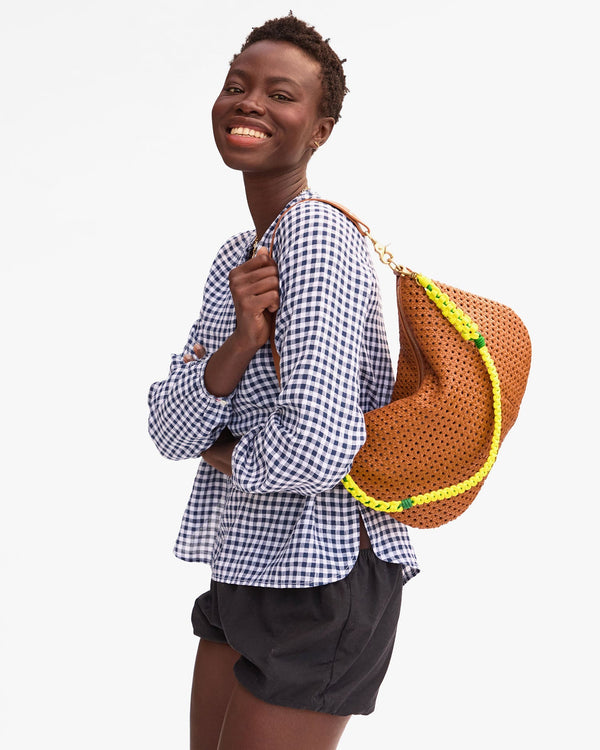 Clare Vivier Shoulder Strap Snapdragon Braided Sailcord