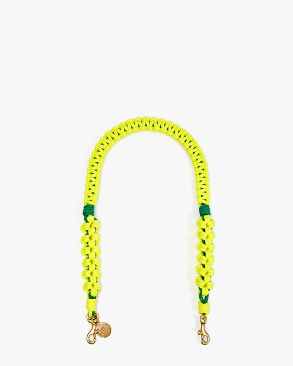 clare vivier Shoulder Strap Snapdragon Braided Sailcord