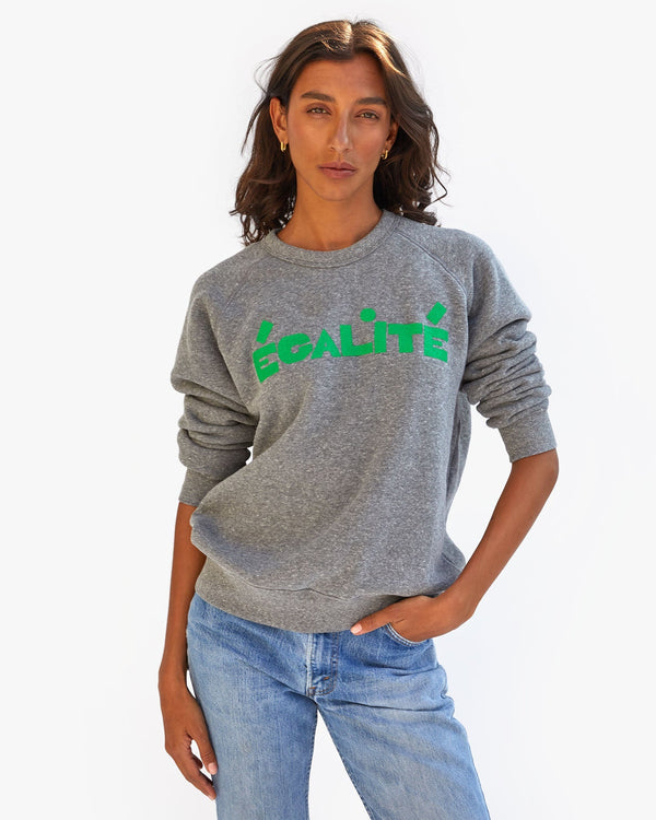 clare vivier Sweatshirt Heather Grey w/ Kelly Égalité / XS