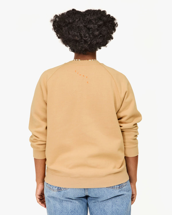 Clare Vivier Sweatshirt Sand W/ Neon Orange Californie / XS