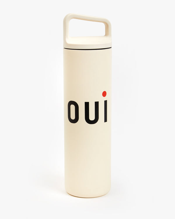 clare vivier Wide Mouth Bottle Sandstone White w/ Black/Poppy Oui / 20 OZ