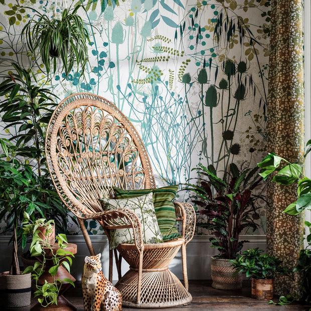 Clarissa Hulse Artist’s Stripe Velvet - Olive