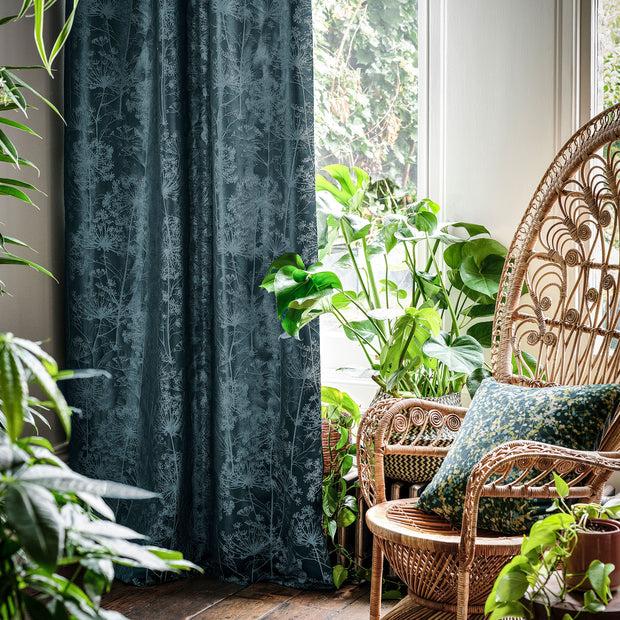 Clarissa Hulse Fennel Flower Fabric – Peacock