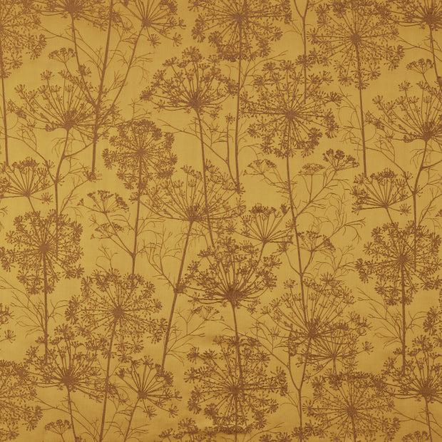 clarissa hulse Fennel Flower Fabric – Yellow Ochre