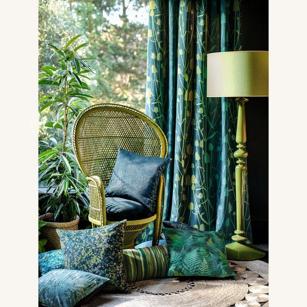 Clarissa Hulse Maidenhair Vine Velvet – French Navy