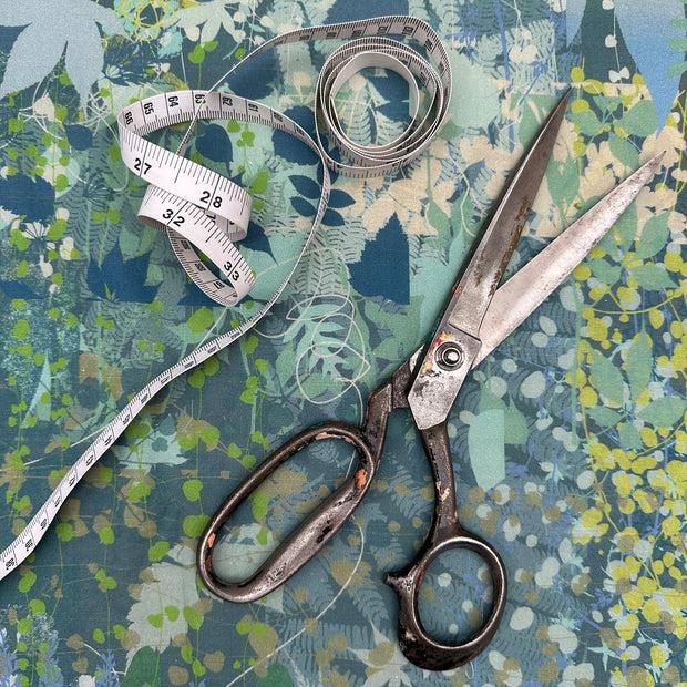 Clarissa Hulse Myriad Cotton Poplin Fabric - Lagoon