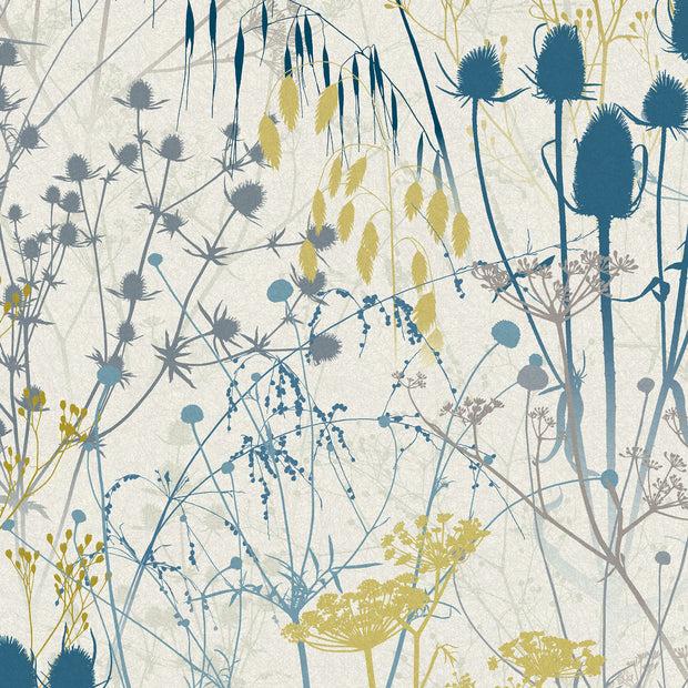 Clarissa Hulse Summer Border Wallpaper - Blue (120377)