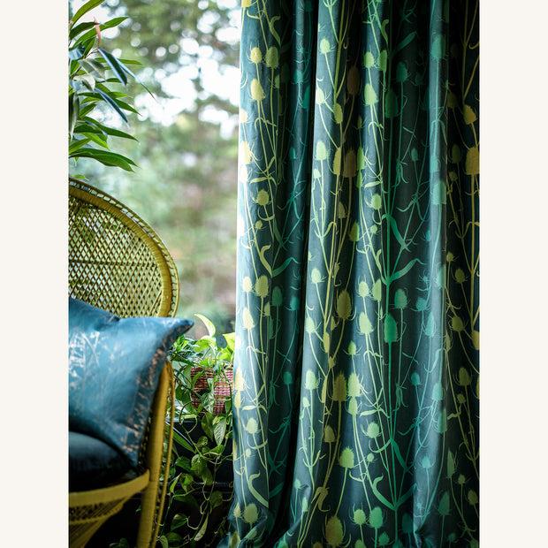 Clarissa Hulse Teasel Velvet – Peacock