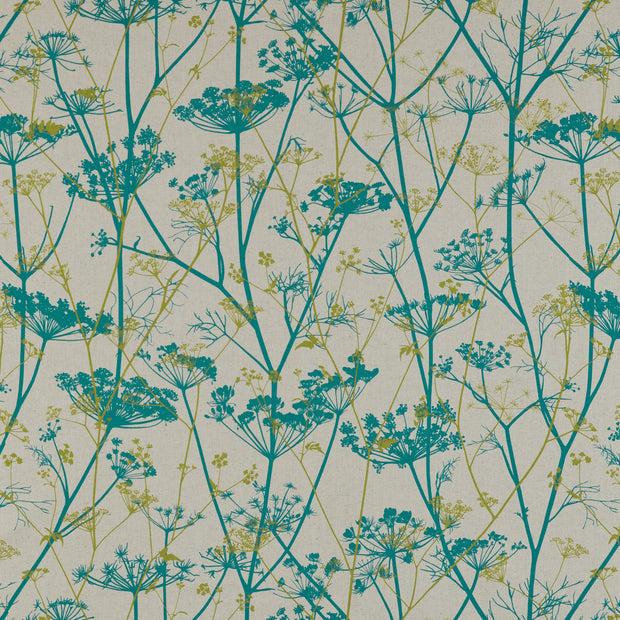 clarissa hulse Wild Chervil Fabric – Peacock