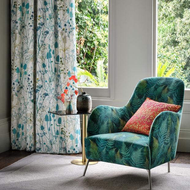 Clarissa Hulse Woodland Fern Velvet – Peacock