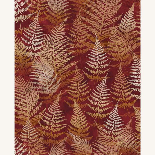 Clarissa Hulse Woodland Fern Wallpaper - Rust (120402)
