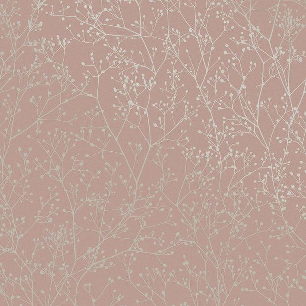 Clarissa Hulse Gypsophila Wallpaper - Shell & Rose Gold (120373)