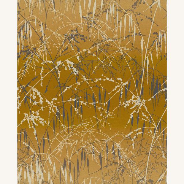 Clarissa Hulse Meadow Grass Wallpaper - Yellow Ochre & Soft Gold (120405)