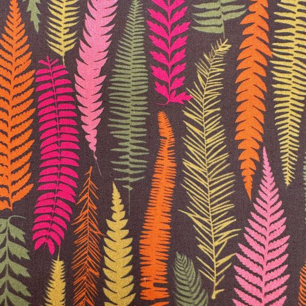 Clarissa Hulse Mini Ferns Cotton Poplin Fabric - Olive