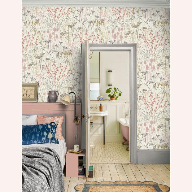 Clarissa Hulse Summer Border Wallpaper - Shell (120371)