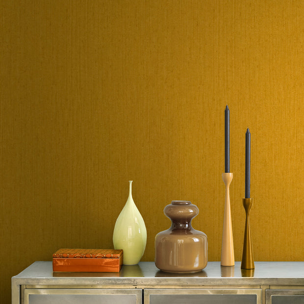 clarissa hulse Tisbury Wallpaper - Yellow Ochre (120404)