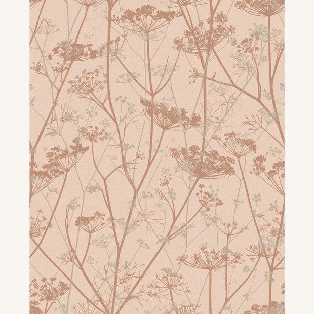Clarissa Hulse Wild Chervil Wallpaper - Shell & Rose Gold (120372)