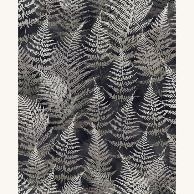 Clarissa Hulse Woodland Fern Wallpaper - Charcoal (120366)