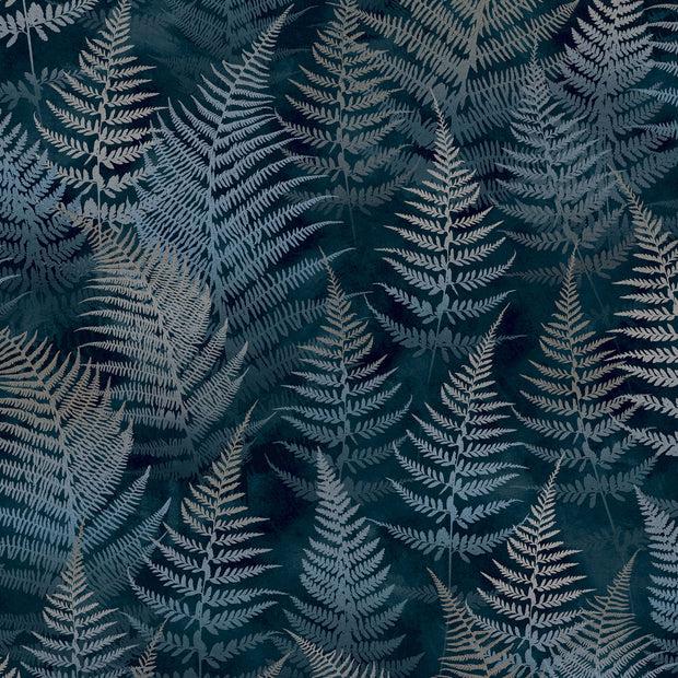 Clarissa Hulse Woodland Fern Wallpaper - French Navy (120378)