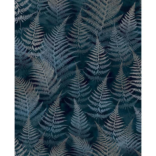 Clarissa Hulse Woodland Fern Wallpaper - French Navy (120378)