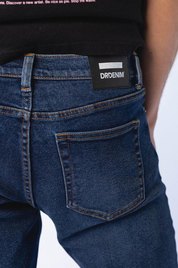 Clark Jeans Chase Skinny Jeans - Moat Plain Dark Blue